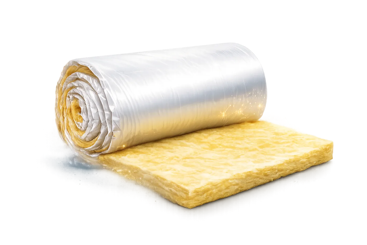 Rollo de aislamiento MBI de fibra de vidrio con foil reforzado